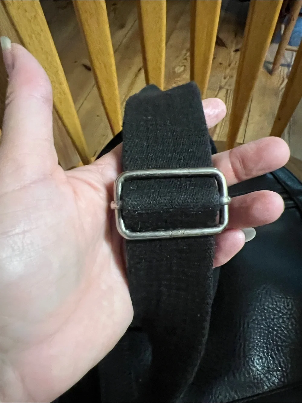 Vintage Aldo Classic Black Vegan  Leather Crossbody Messenger Bag for Men